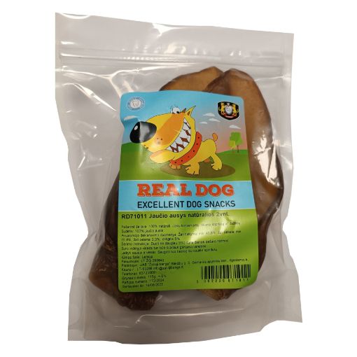 RD71011 Jaučio ausys natūralios 2vnt. paveikslėlis