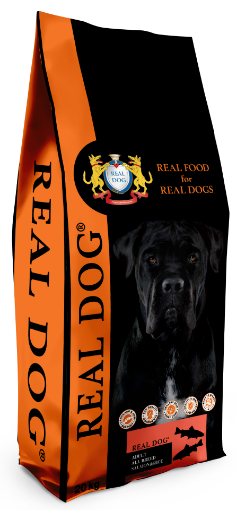RD70165 REAL DOG ADULT All Breeds SALMON & RICE 20kg paveikslėlis