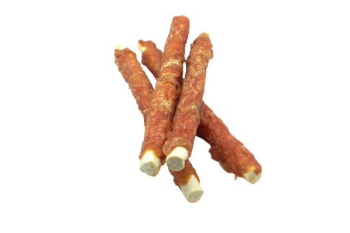 RD-161 REAL DOG SNACKS Žaliaminės odos ritinys su triušiena 25cm 500g paveikslėlis