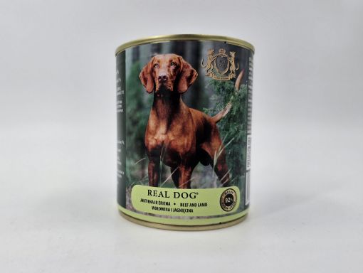 RD70301 Real Dog SP - Wet Beef and Lamb for Adult Dogs 800 g (pak6) paveikslėlis